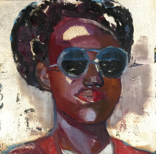 Click here to view Woman in Blue Sunglasses by JULIA ZOLLMAN WICKES
